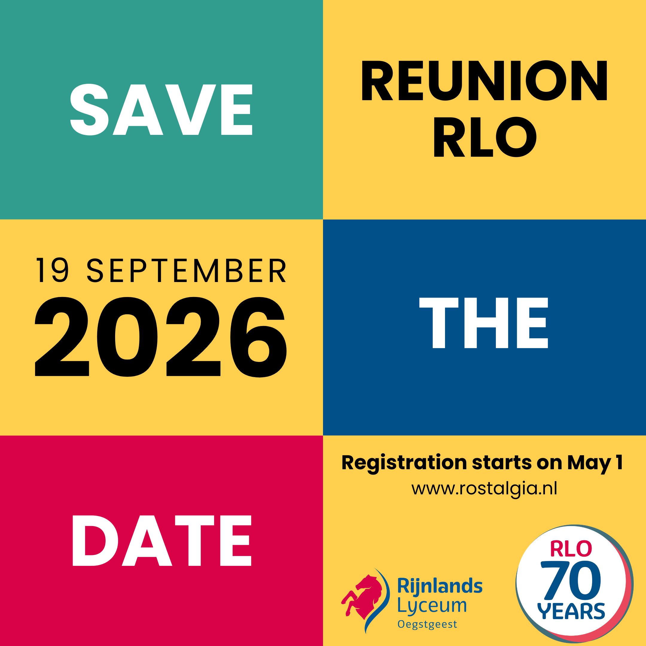 Reunion - 19 September - International school Rijnlands Lyceum Oegstgeest